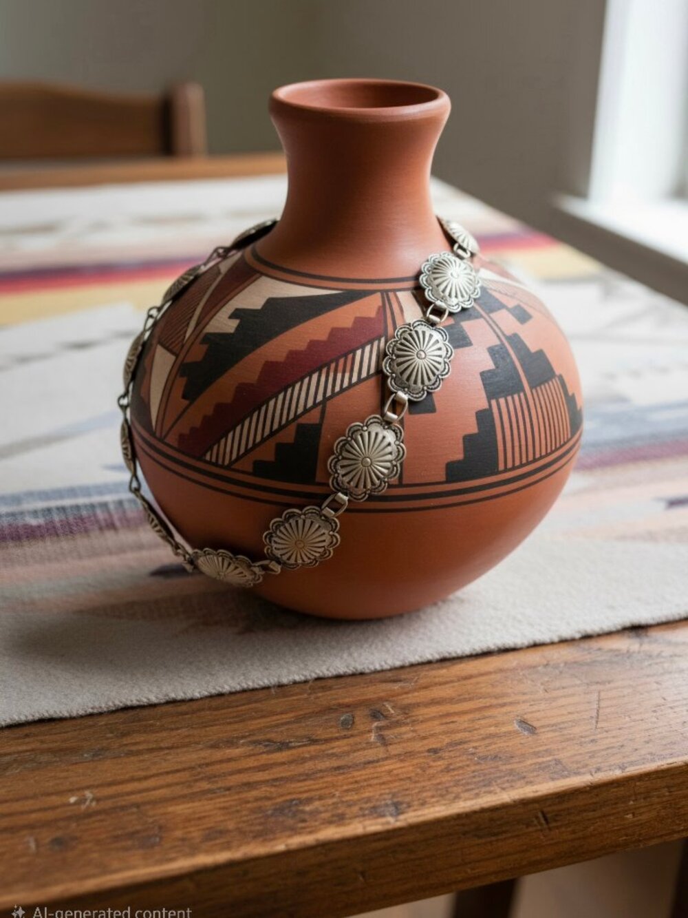 Vintage Tiny Link Concho Belt